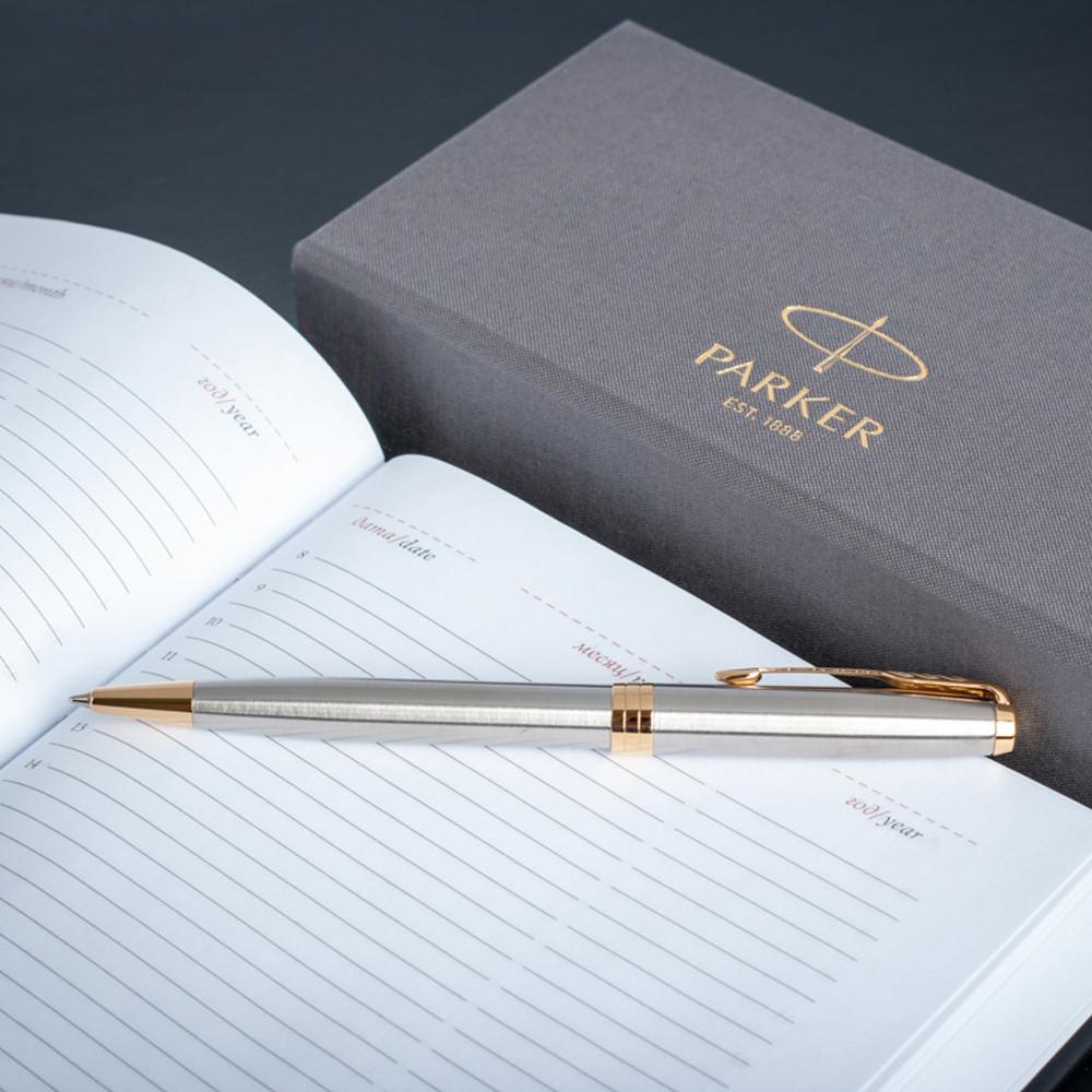 Кулькова ручка Parker SONNET 17 Stainless Steel з логотипом Кулькова ручка Parker SONNET 17 Stainless Steel з логотипом Фото 4